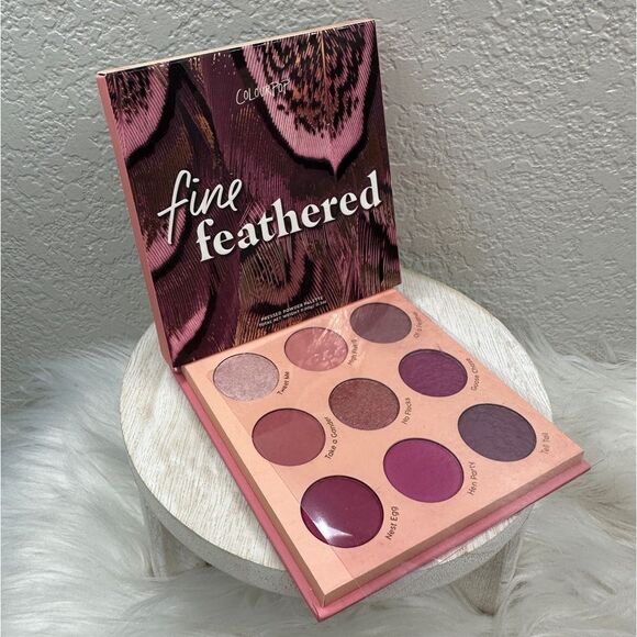 $15 🌙 ColourPop Palette Fine Feathered 🆕‎ 9 Shade Palette FULL SZ - Picture 1 of 6
